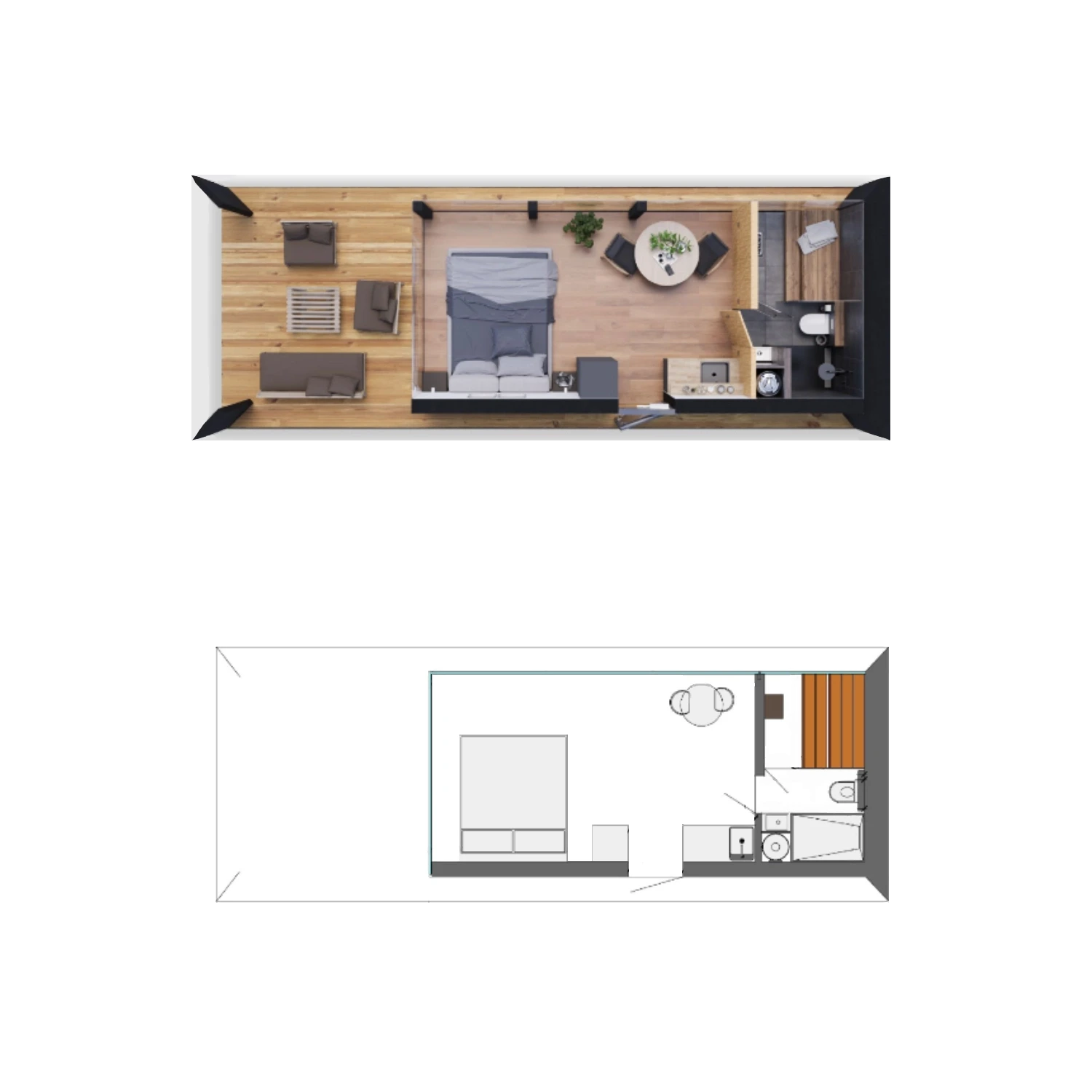 Modular home option 1